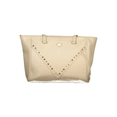 Laura Biagiotti Beige PVC Women Handbag - Shoulder Bags