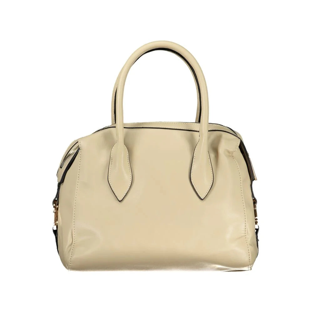 Laura Biagiotti Beige PVC Women Handbag - Shoulder Bags