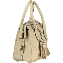 Laura Biagiotti Beige PVC Women Handbag - Shoulder Bags