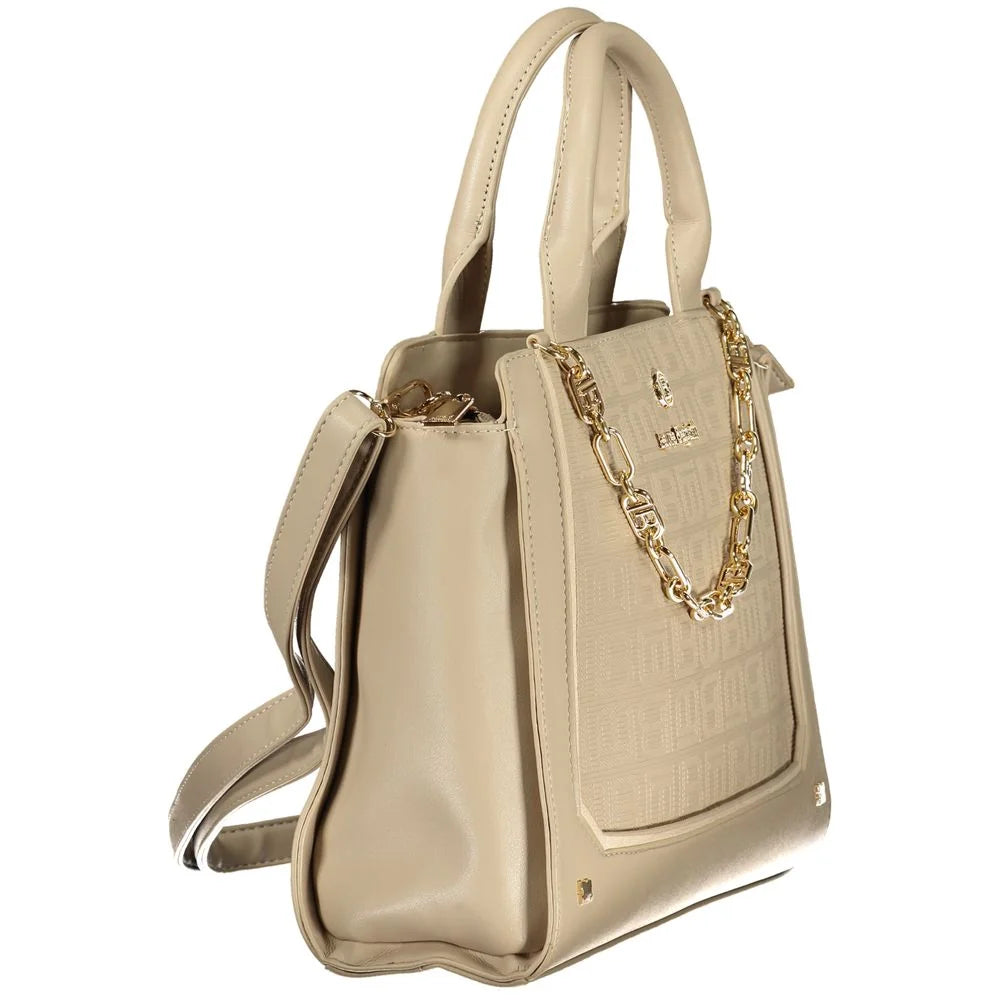 Laura Biagiotti Beige PVC Women Handbag - Shoulder Bags