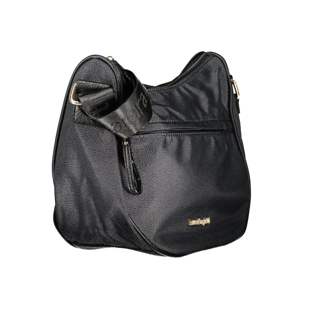 Laura Biagiotti Black Polyester Handbag - Shoulder Bags