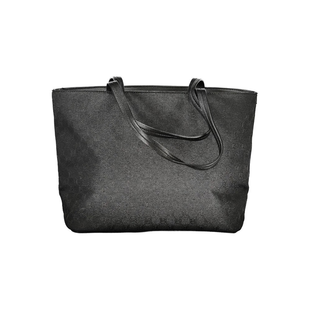 Laura Biagiotti Black Polyester Women Handbag - Shopper Bags