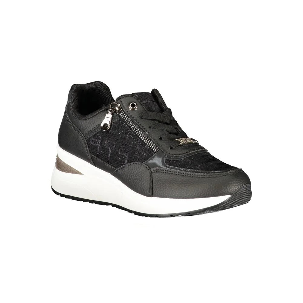 Laura Biagiotti Black Polyester Women Sneaker