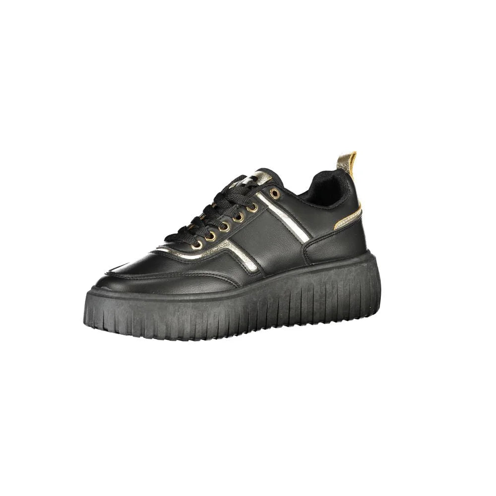 Laura Biagiotti Black Polyester Women Sneaker