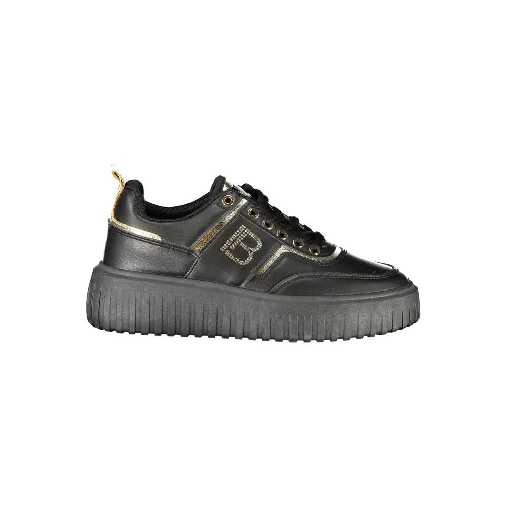 Laura Biagiotti Black Polyester Women Sneaker - Sneakers
