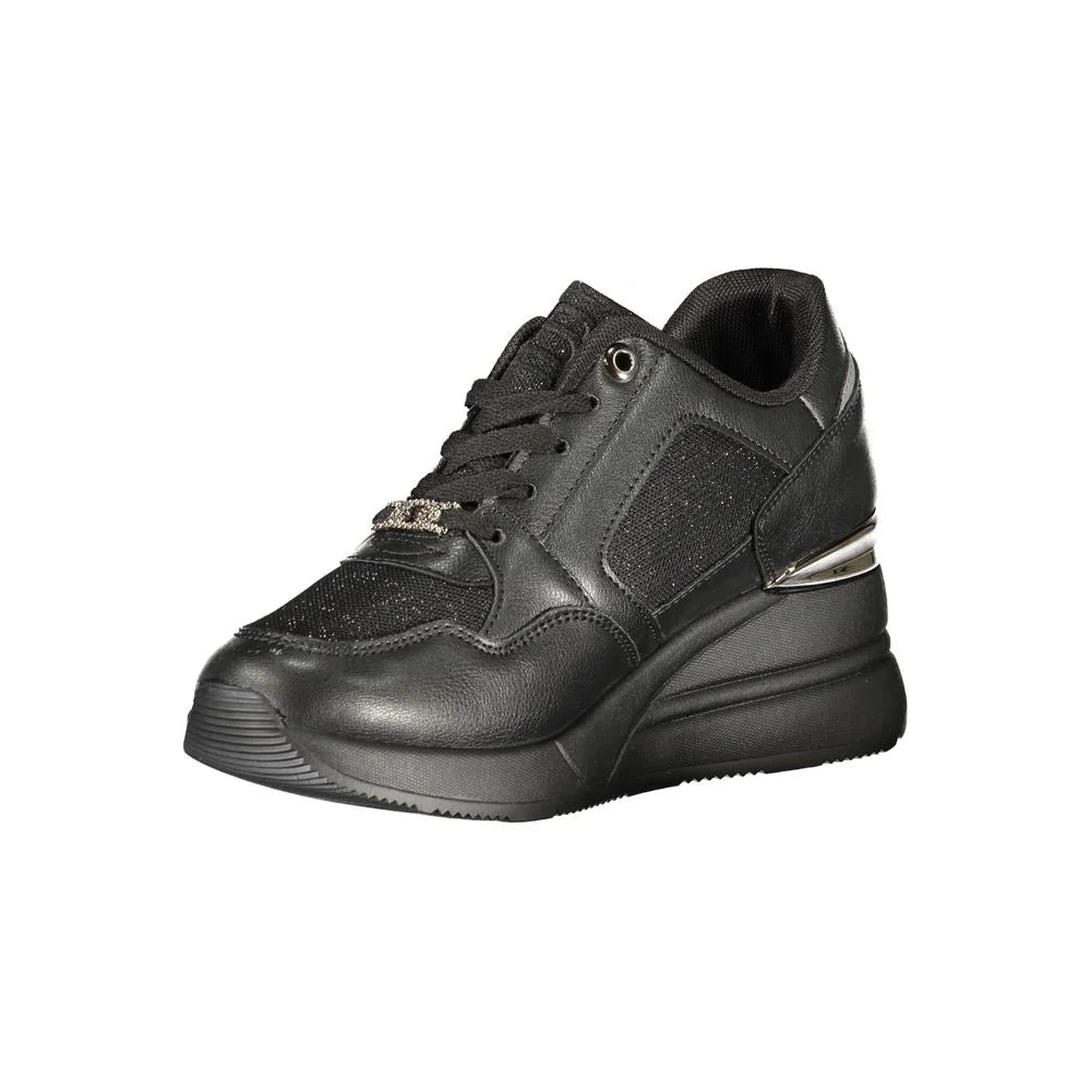 Laura Biagiotti Black Polyester Women Sneaker - Sneakers