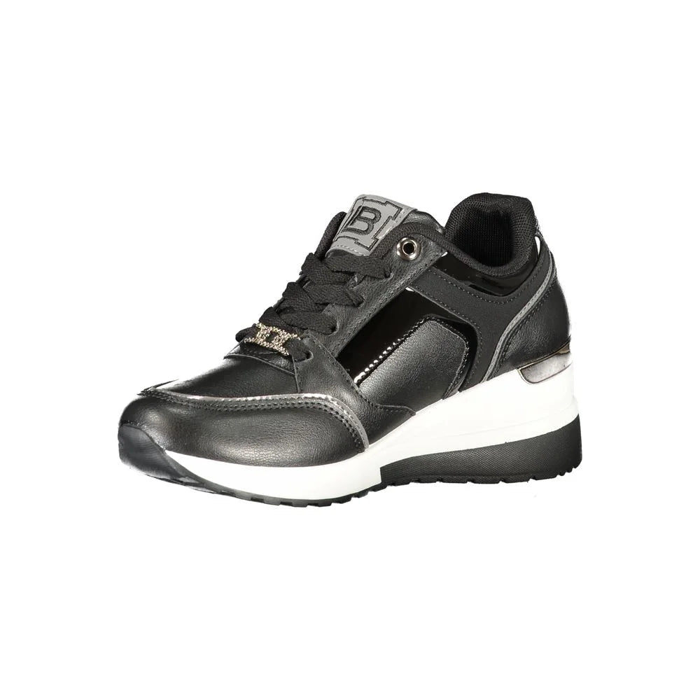 Laura Biagiotti Black Polyester Women Sneaker - Sneakers