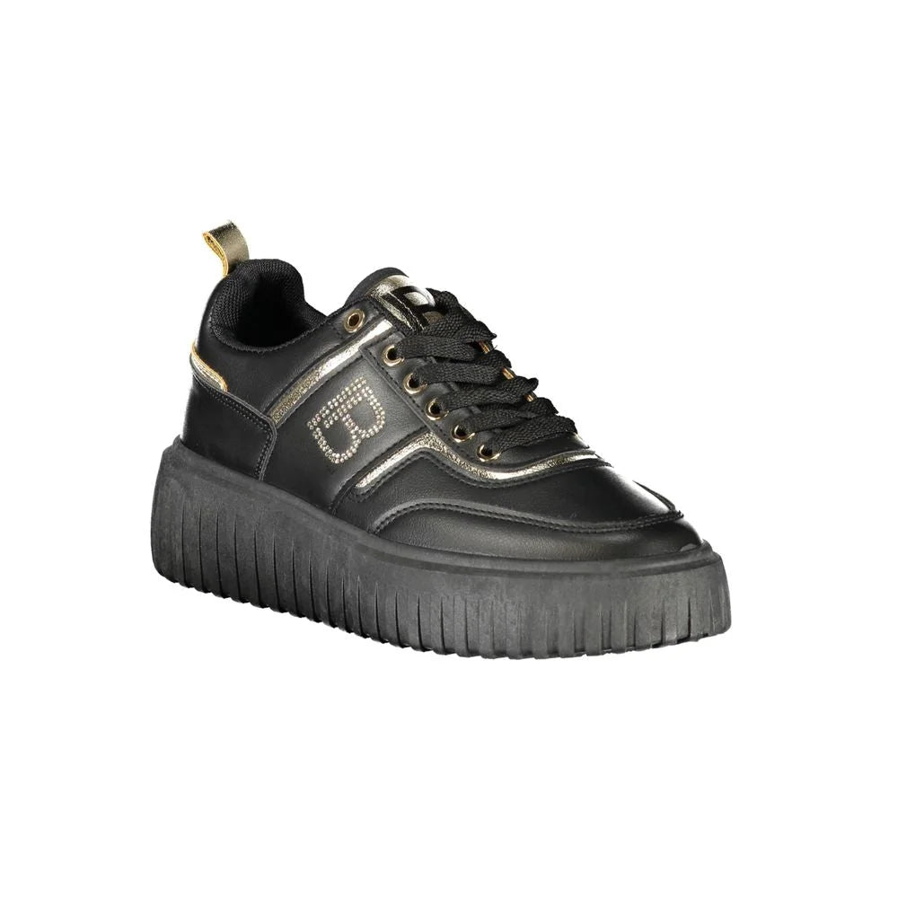 Laura Biagiotti Black Polyester Women Sneaker - Sneakers