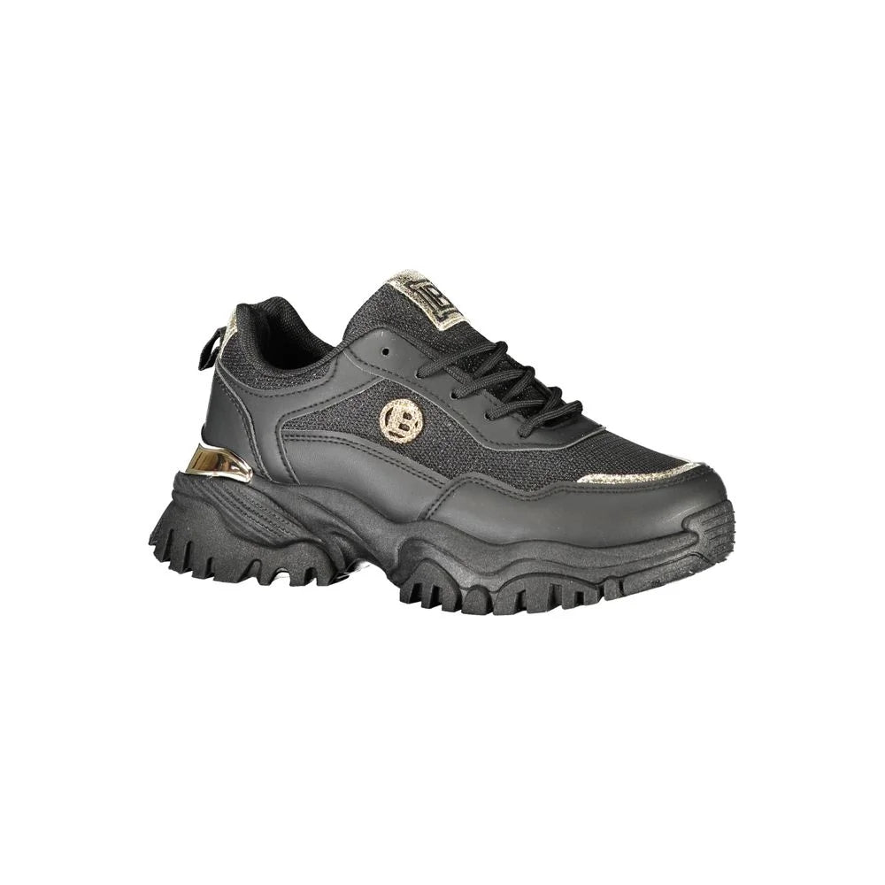 Laura Biagiotti Black Polyester Women Sneaker - Sneakers