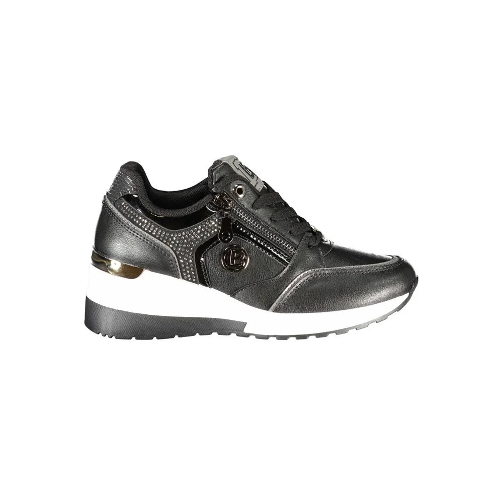 Laura Biagiotti Black Polyester Women Sneaker - Sneakers