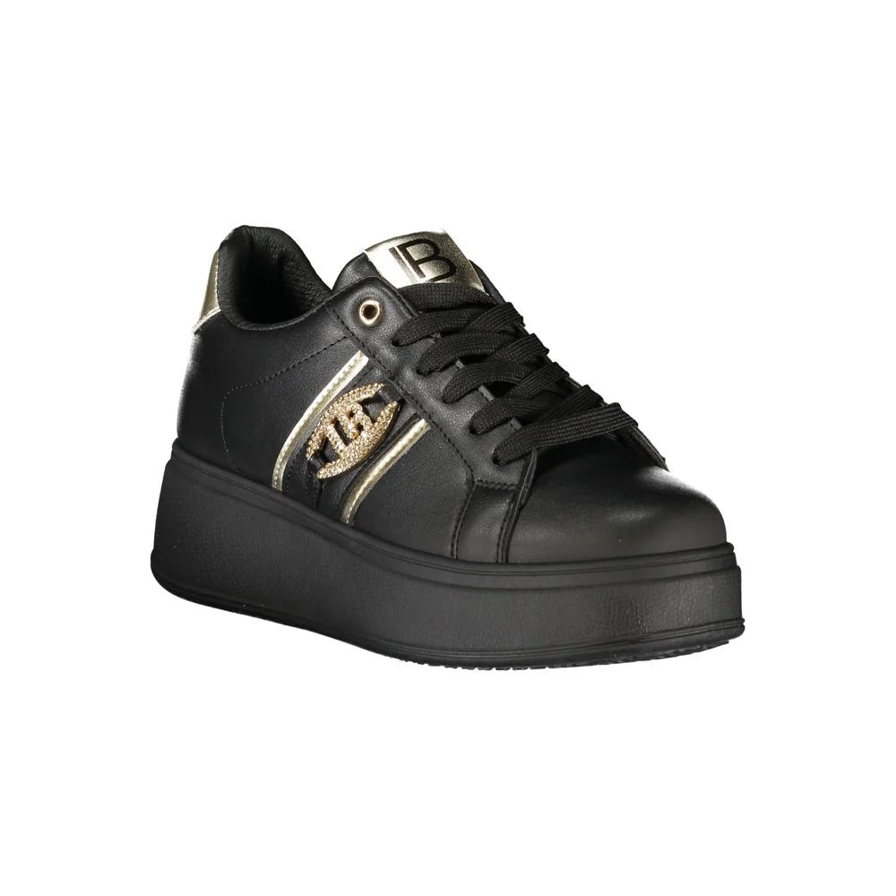 Laura Biagiotti Black Polyester Women Sneaker - Sneakers