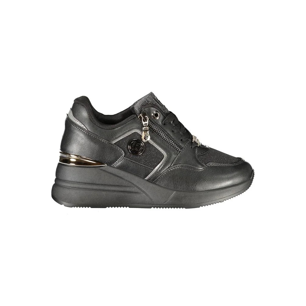 Laura Biagiotti Black Polyester Women Sneaker - Sneakers