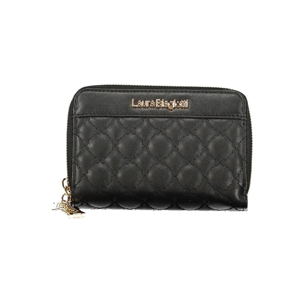 Laura Biagiotti Black Polyethylene Wallet - Wallets