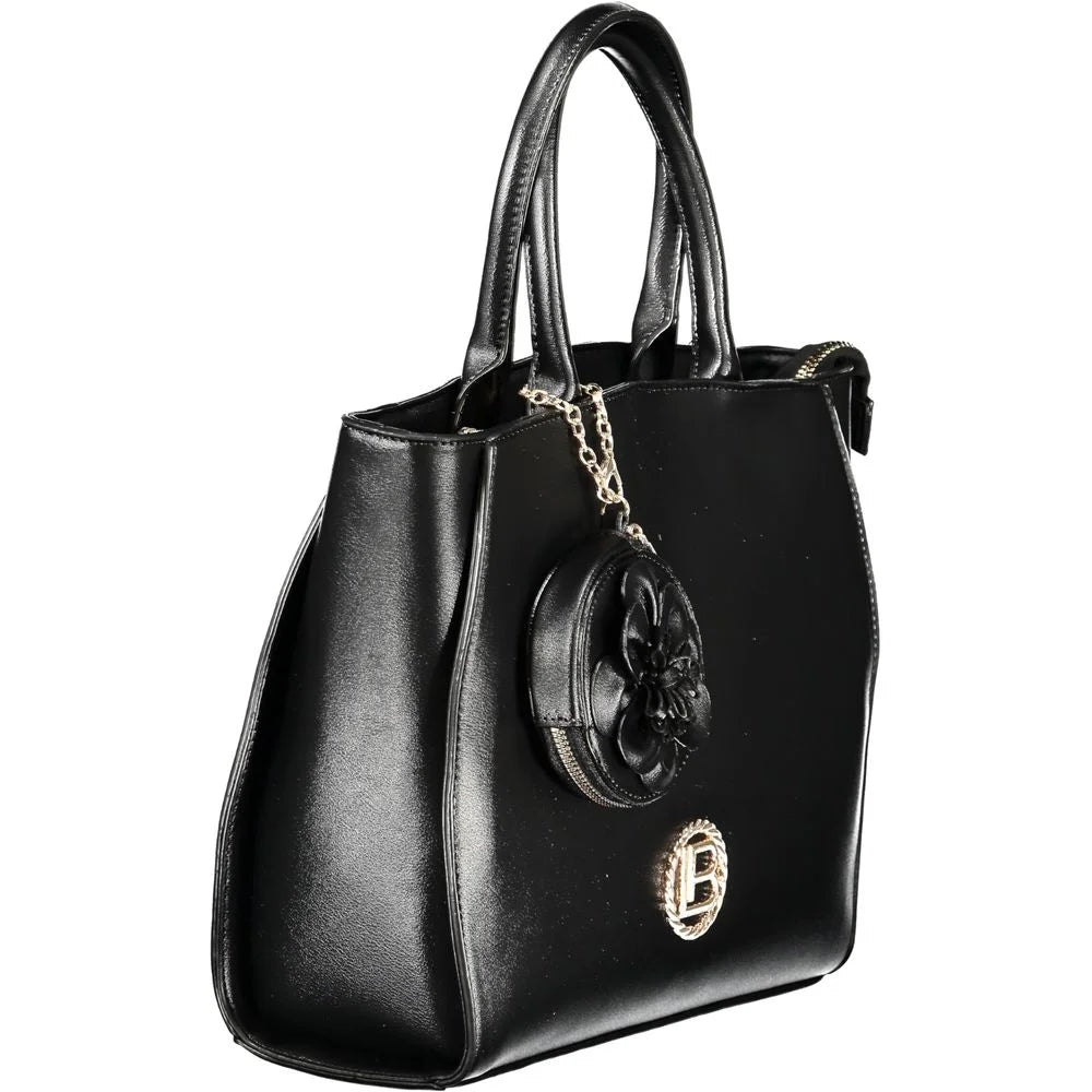 Laura Biagiotti Black PVC Women Handbag