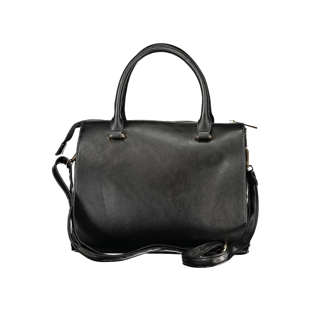 Laura Biagiotti Black PVC Women Handbag - Satchel Bags