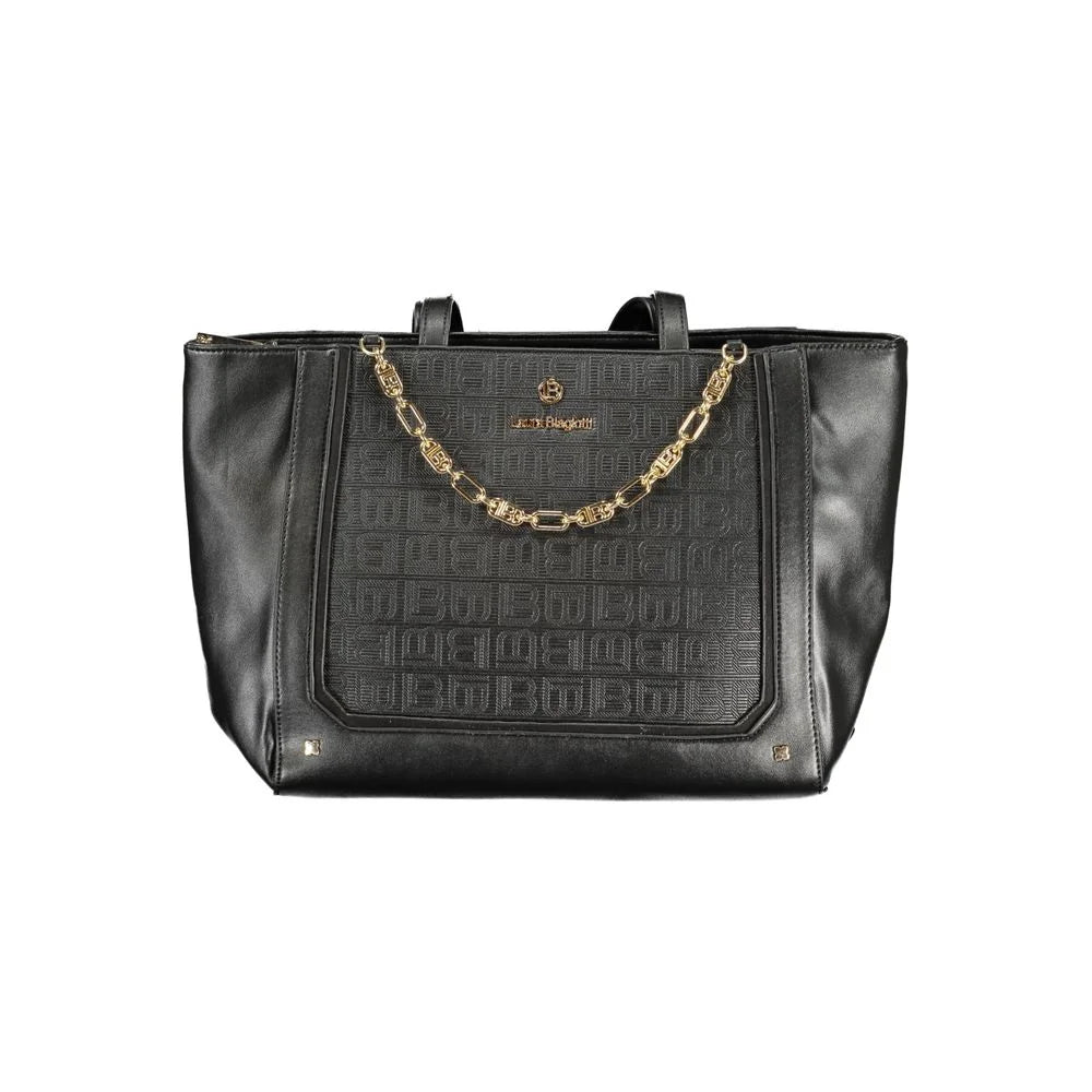 Laura Biagiotti Black PVC Women Handbag - Shopper Bags