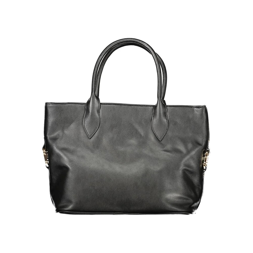 Laura Biagiotti Black PVC Women Handbag - Shopper Bags