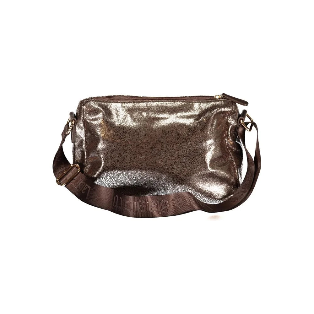 Laura Biagiotti Bronze Polyester Women Handbag - Cross Body Bags