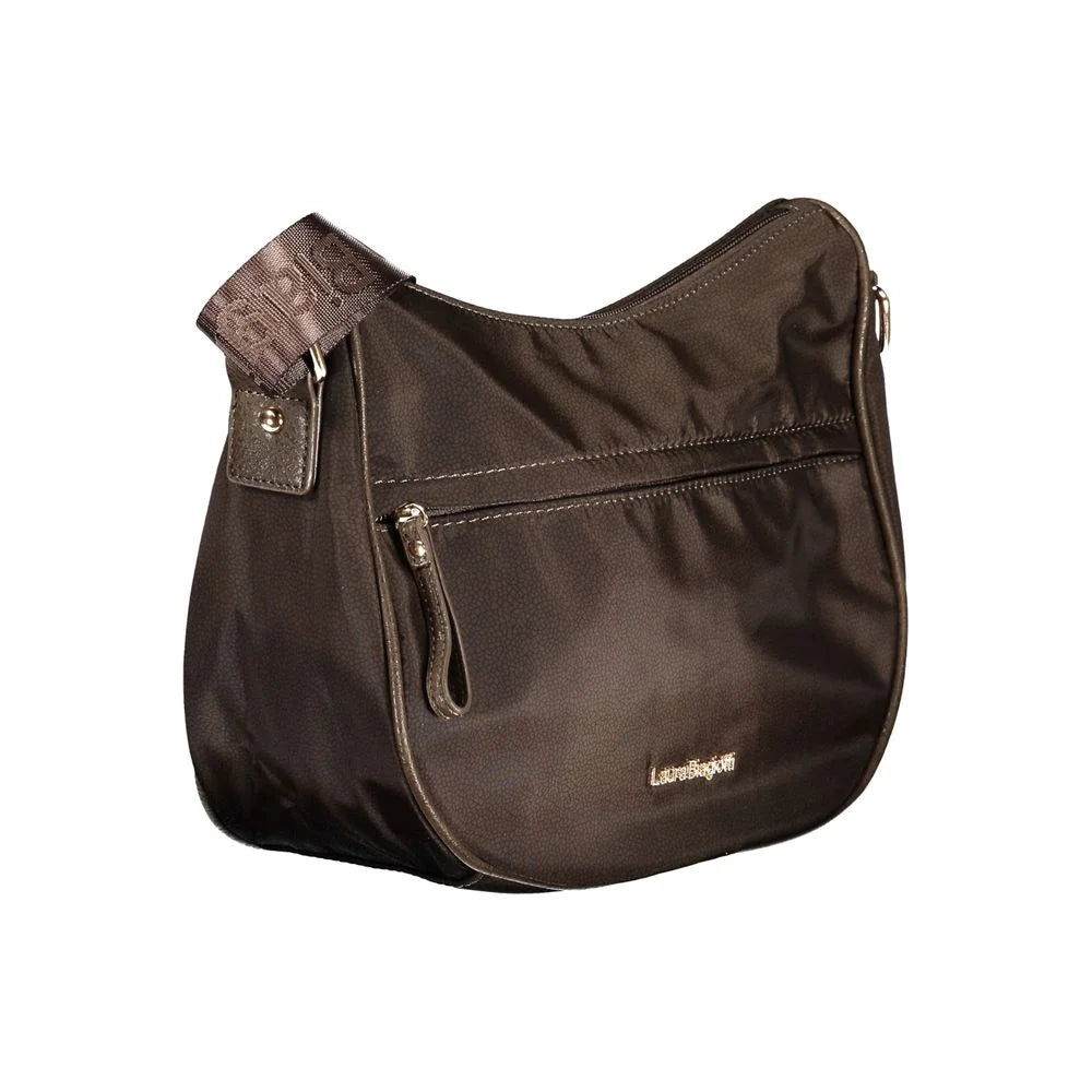 Laura Biagiotti Brown Polyester Women Handbag - Shoulder Bags