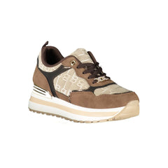 Laura Biagiotti Brown Polyester Women Sneaker