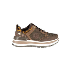 Laura Biagiotti Brown Polyester Women Sneaker - EU39/US9