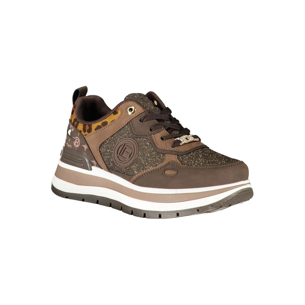 Laura Biagiotti Brown Polyester Women Sneaker - EU39/US9