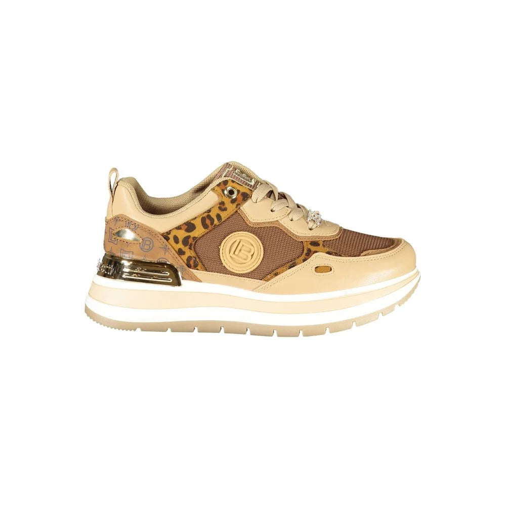 Laura Biagiotti Brown Polyester Women Sneaker - Sneakers