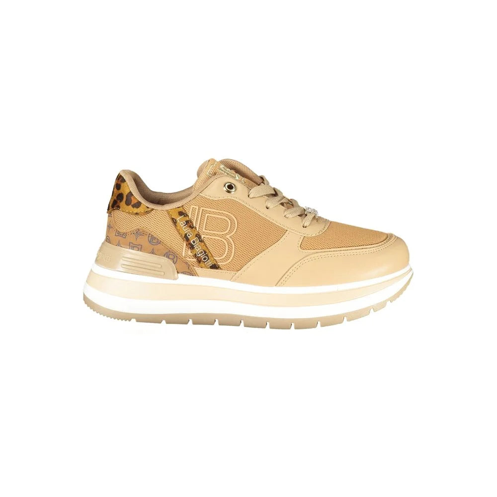 Laura Biagiotti Brown Polyester Women Sneaker - Sneakers