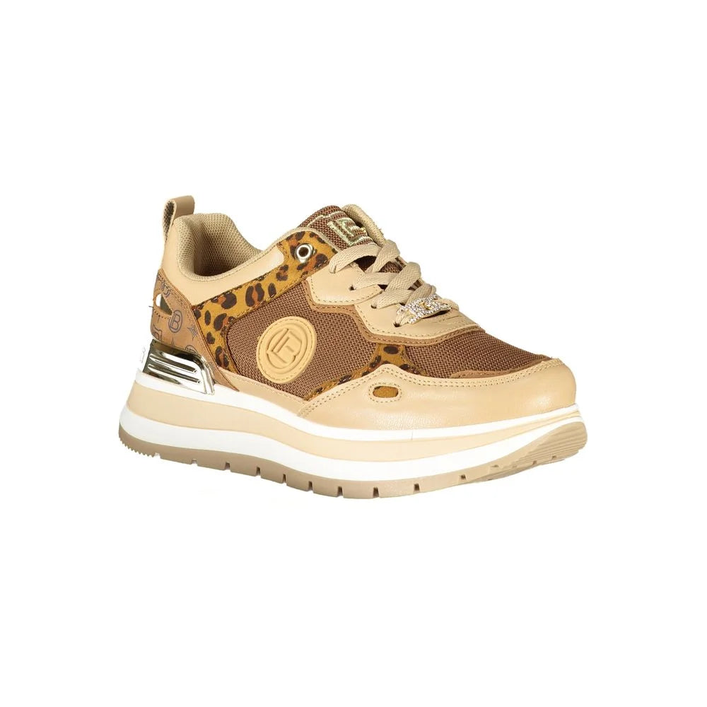 Laura Biagiotti Brown Polyester Women Sneaker - Sneakers
