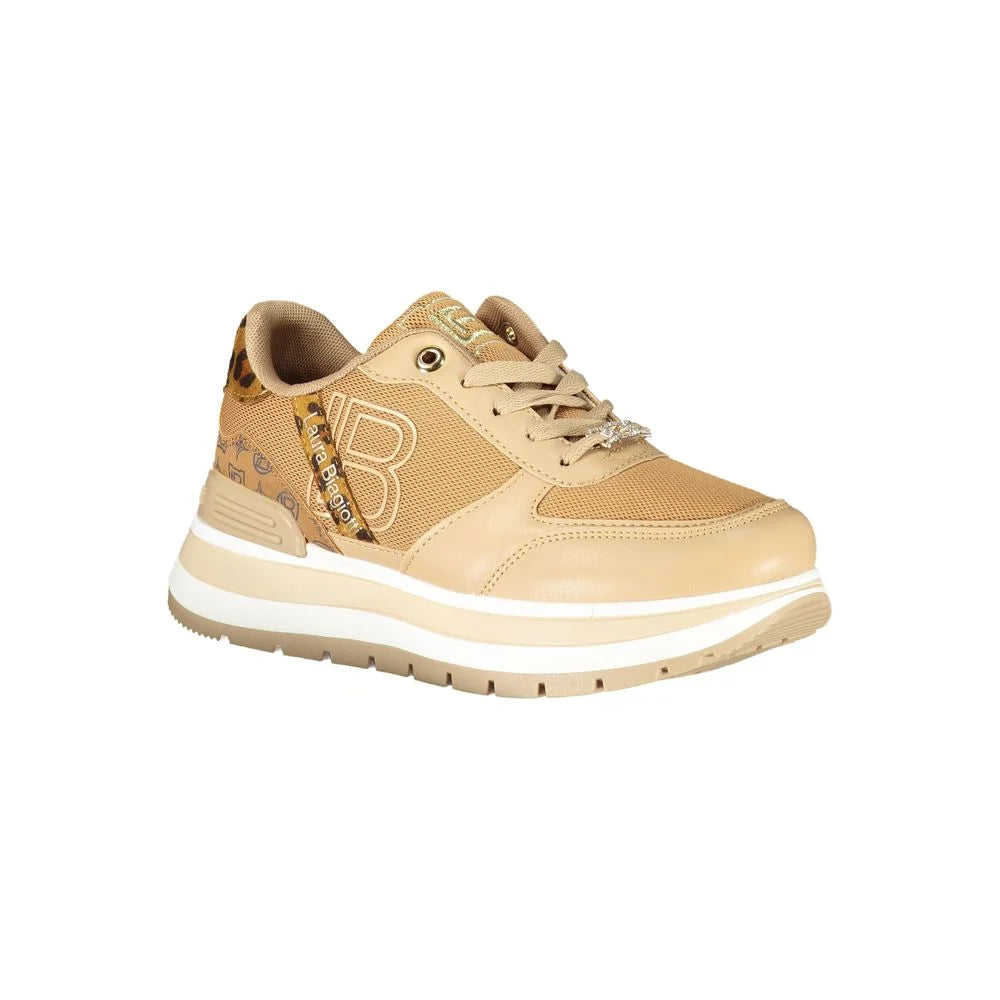 Laura Biagiotti Brown Polyester Women Sneaker - Sneakers