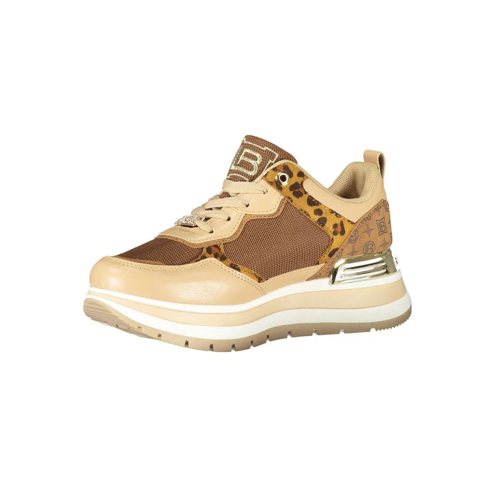 Laura Biagiotti Brown Polyester Women Sneaker - Sneakers