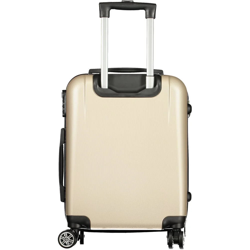 Laura Biagiotti Gold Polyethylene Luggage And Travel
