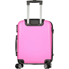 Laura Biagiotti Pink Polyethylene Luggage And Travel - Carry-On Suitcases