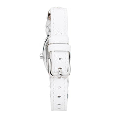 Laura Biagiotti White Leather Dress Watch