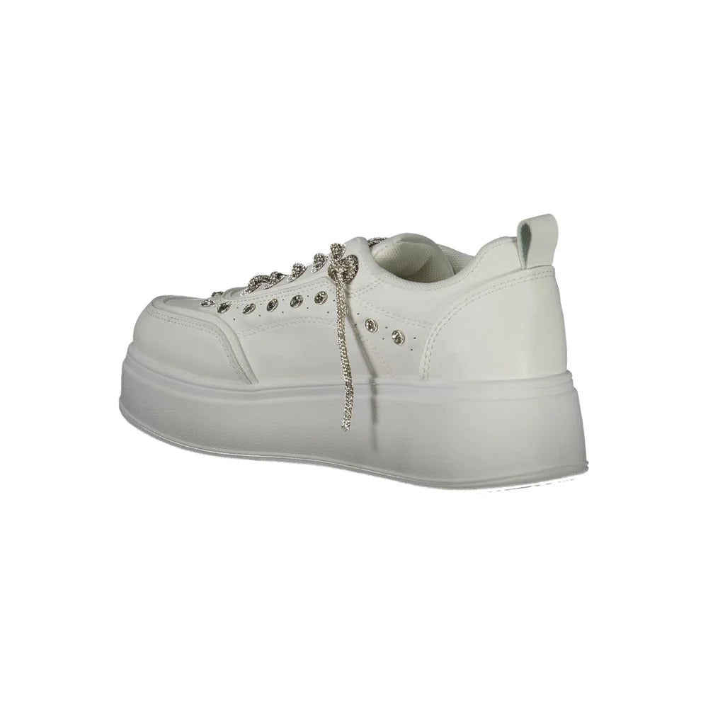 Laura Biagiotti White Polyethylene Women Sneaker - EU40/US10 - Sneakers