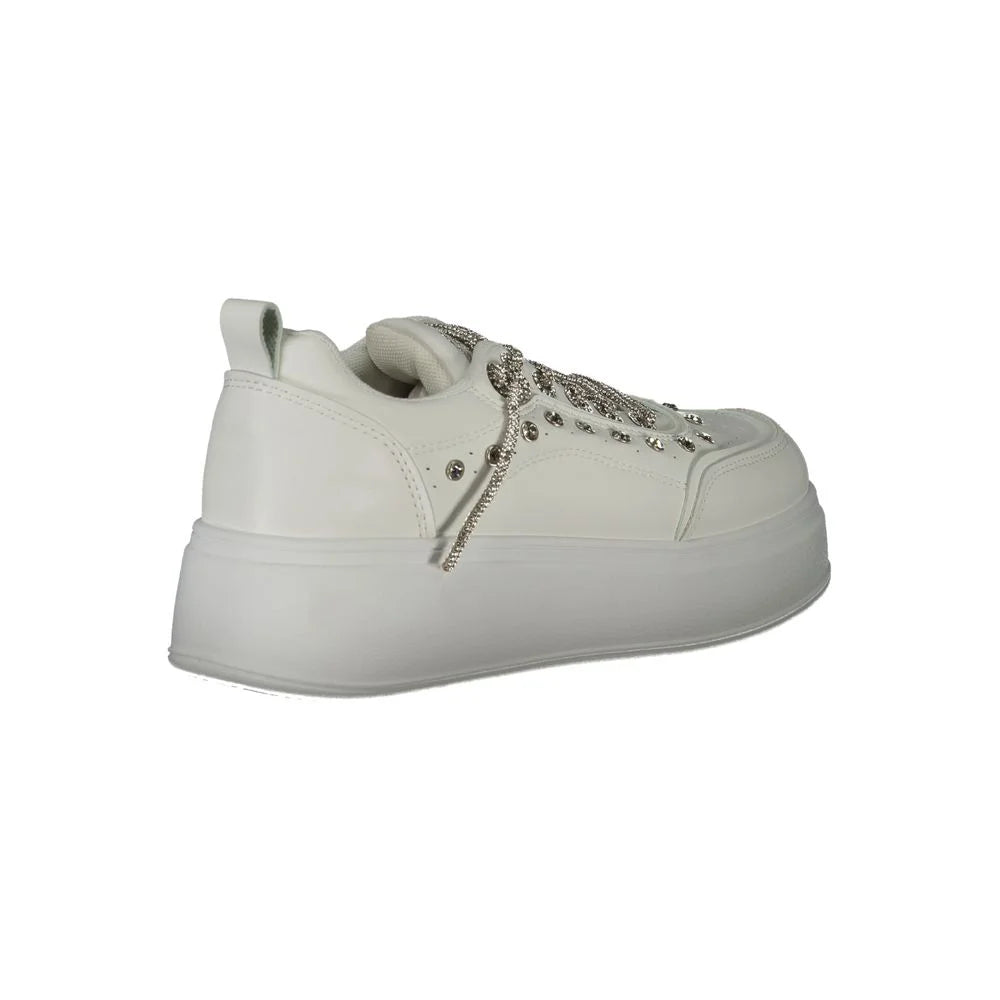 Laura Biagiotti White Polyethylene Women Sneaker - EU40/US10 - Sneakers