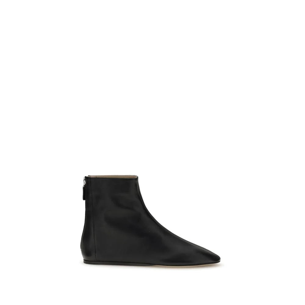 Le Monde Béryl Black Lamb Ovis Aries Aries Ankle Boots - EU36.5/US6.5