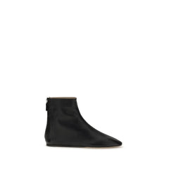 Le Monde Béryl Black Lamb Ovis Aries Aries Ankle Boots - EU36.5/US6.5