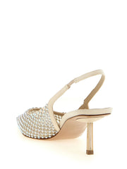 LE SILLA Beige Polyester Mid Heel Pumps