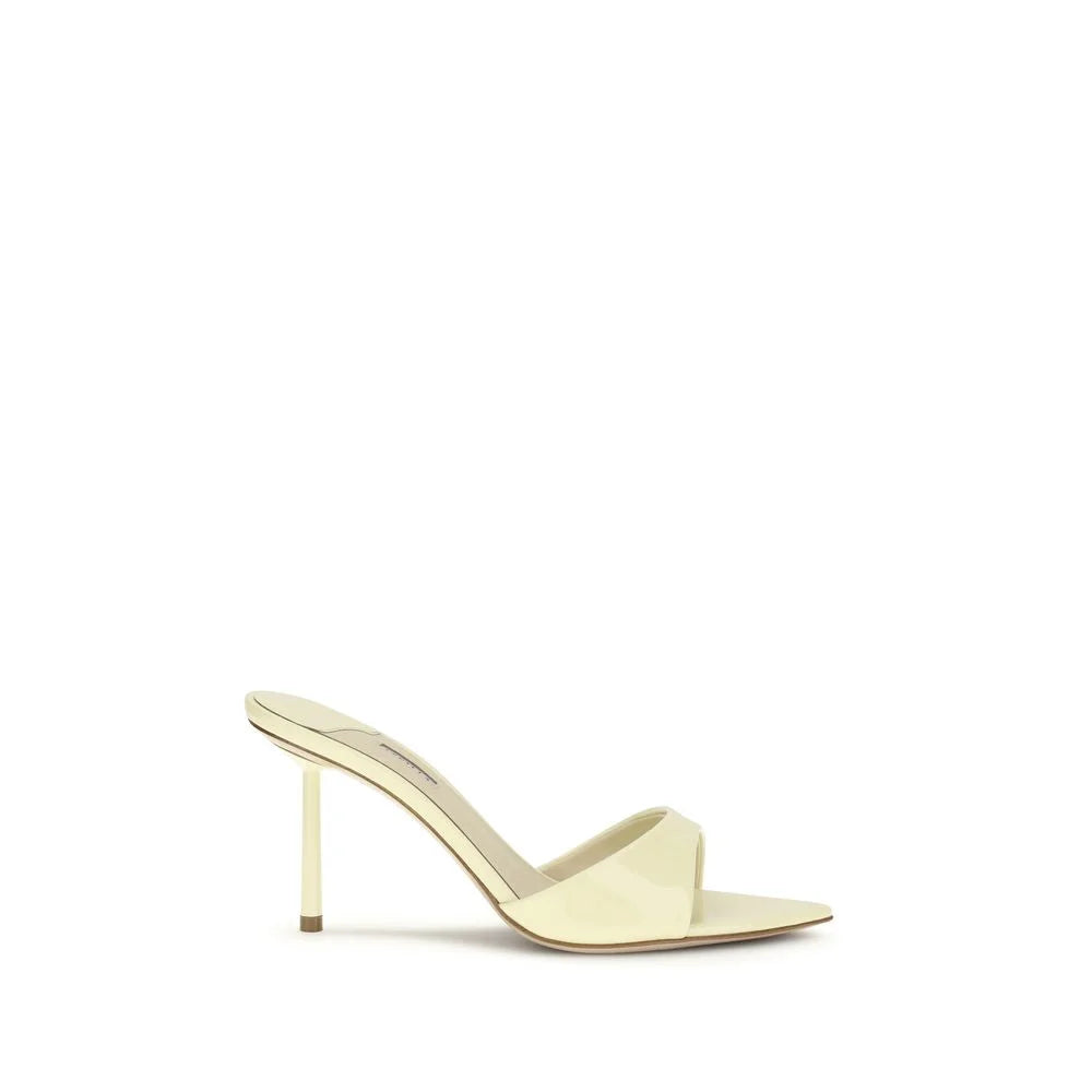 LE SILLA Bicolor Calf Leather Bos Taurus Stiletto Heel Sandals - EU40/US10