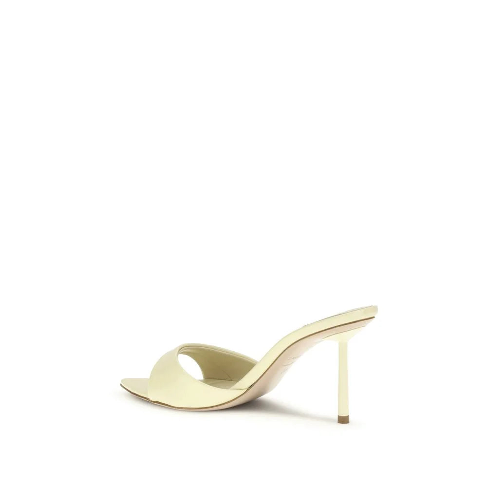 LE SILLA Bicolor Calf Leather Bos Taurus Stiletto Heel Sandals - EU40/US10