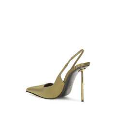 LE SILLA Zweifarbige Seidenpumps