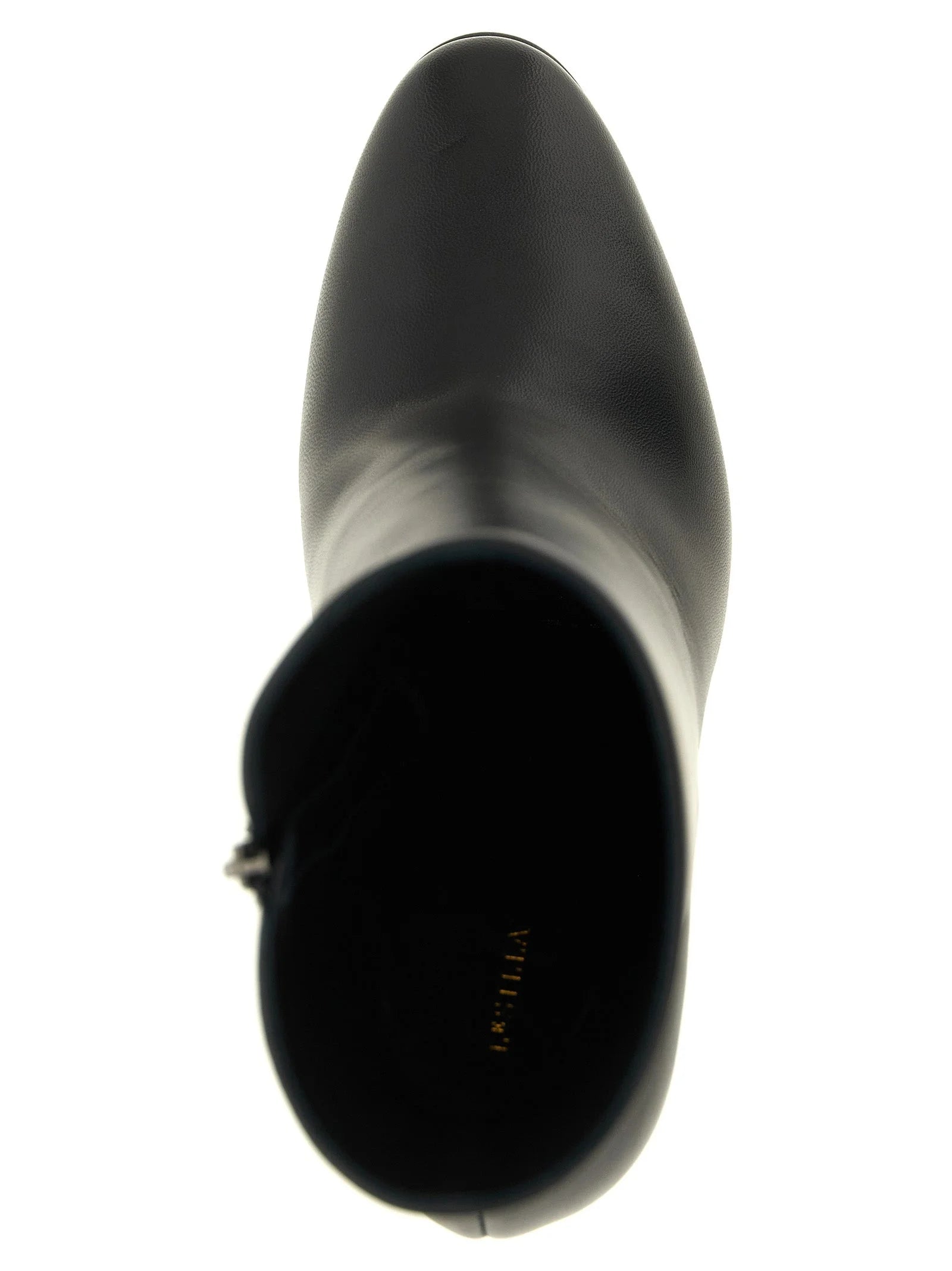 LE SILLA Black Lamb Leather Ankle Boots - EU37/US7
