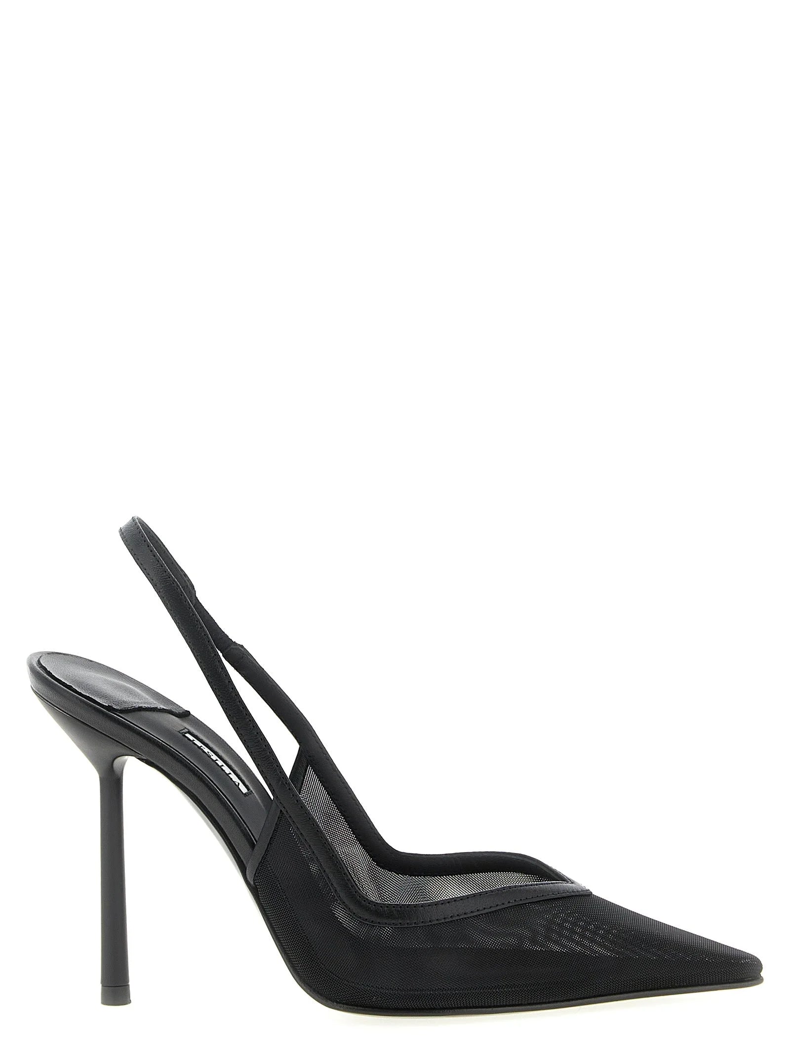LE SILLA Black Polyamide High Heel Pumps - EU38.5/US8.5