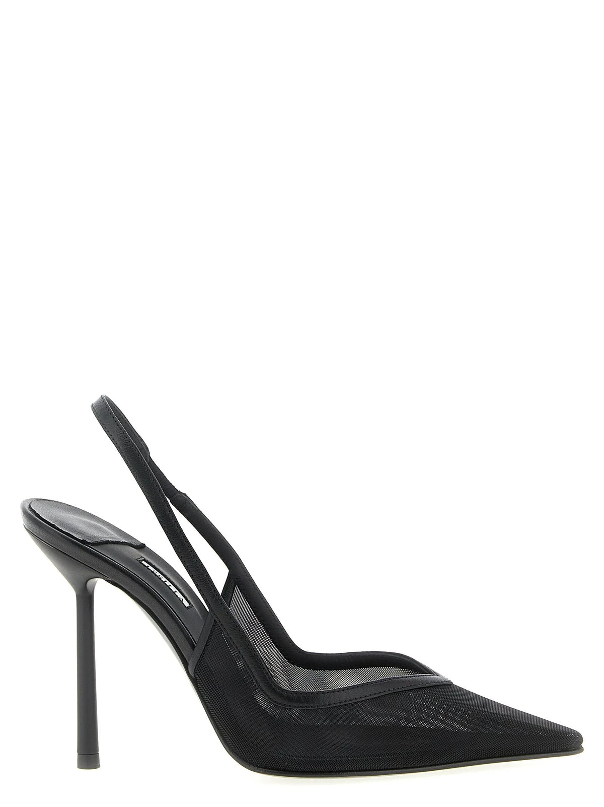 LE SILLA Black Polyamide High Heel Pumps - EU38.5/US8.5