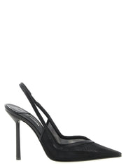 LE SILLA Black Polyamide High Heel Pumps - EU38.5/US8.5