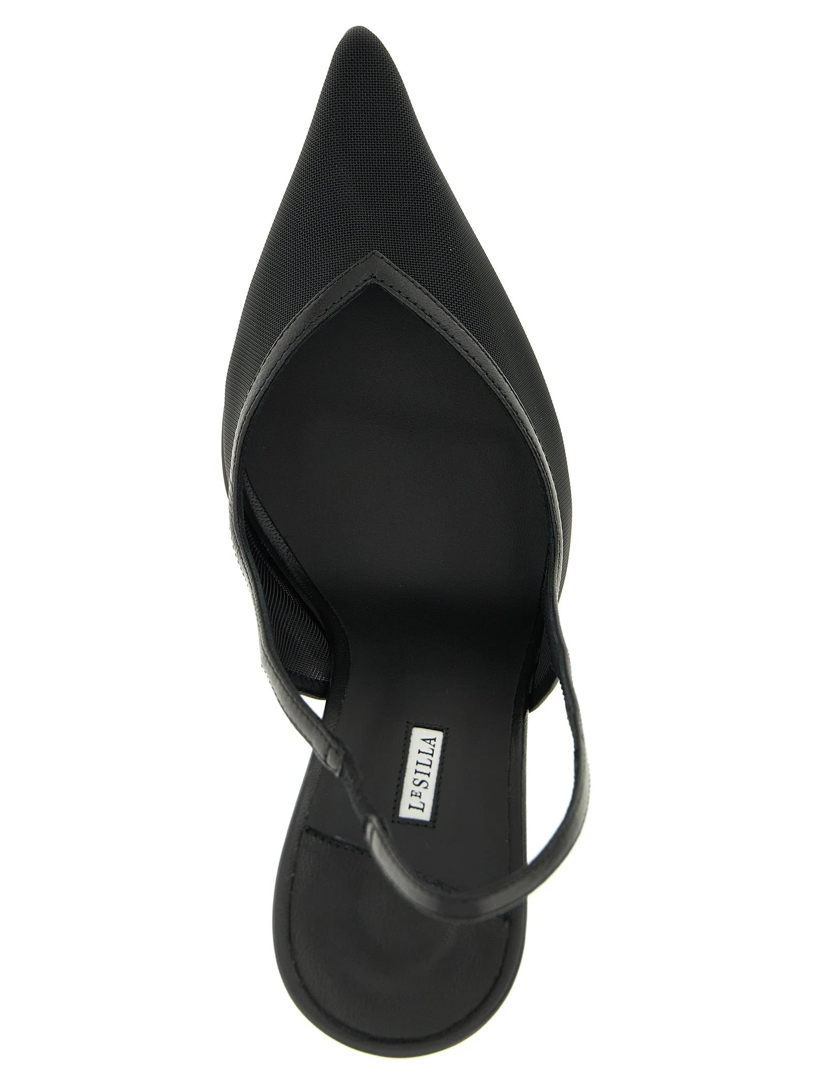 LE SILLA Black Polyamide High Heel Pumps - EU38.5/US8.5