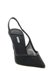 LE SILLA Black Polyamide High Heel Pumps - EU38.5/US8.5
