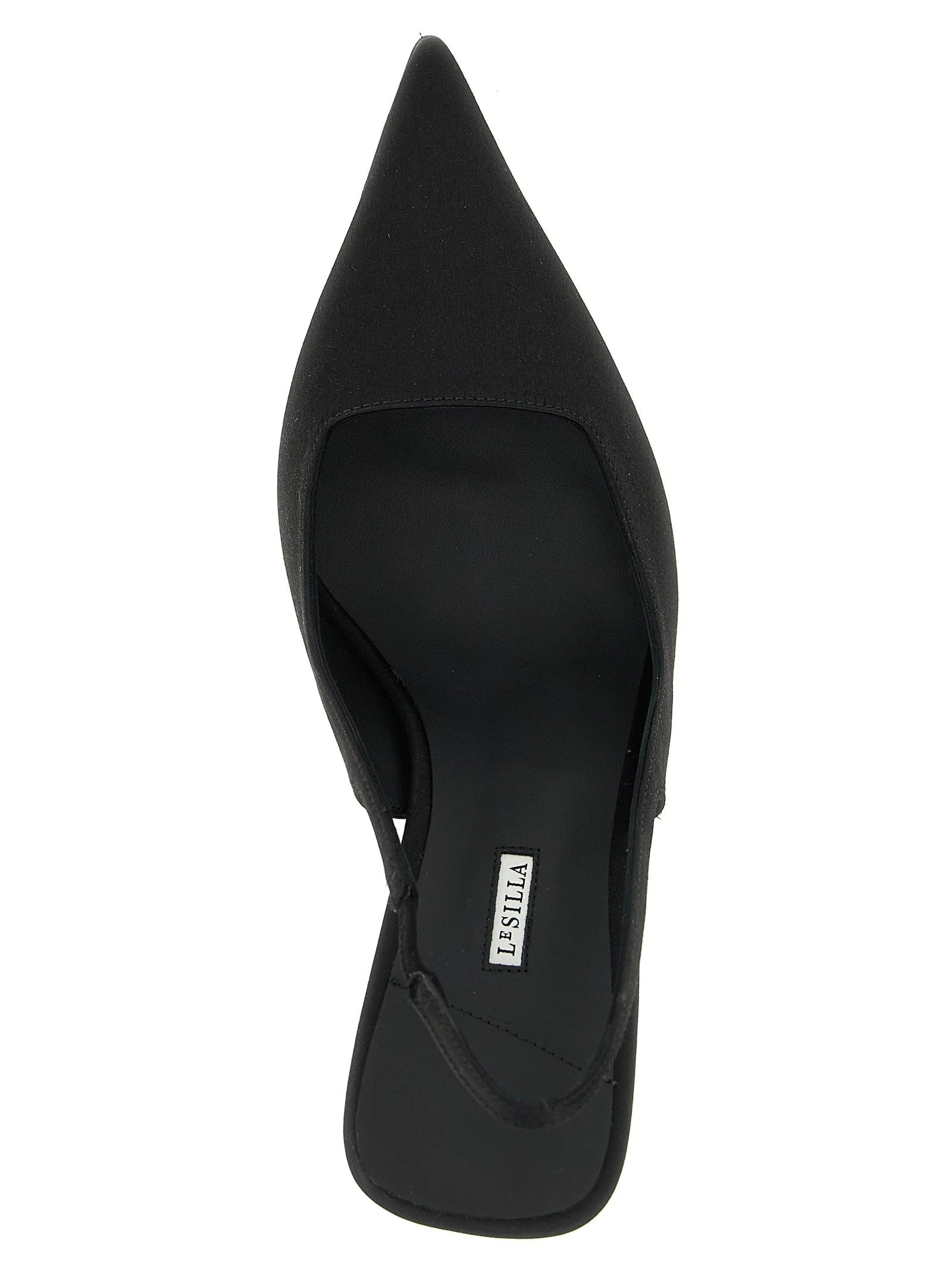 LE SILLA Black Viscose High Heel Pumps