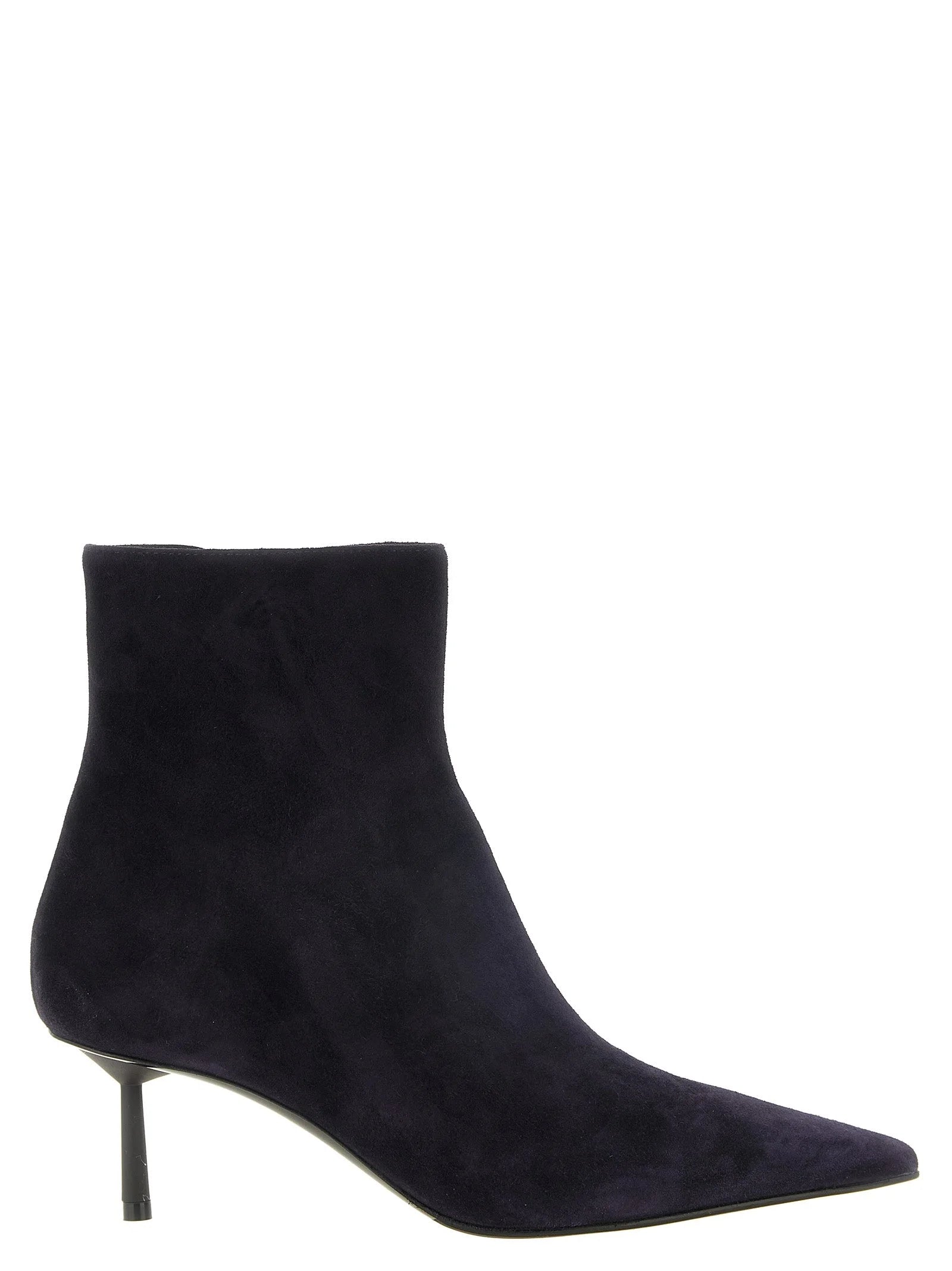 LE SILLA Blue Lambskin Ankle Boots